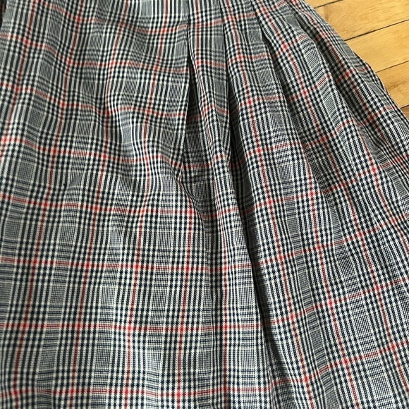 Vintage Pendleton‎ plaid wool midi pleated skirt - Picture 5 of 5